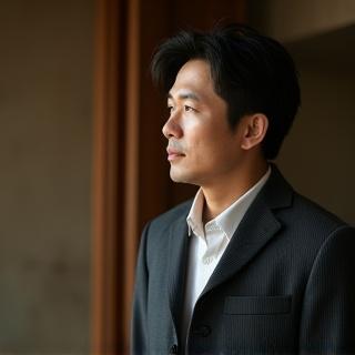 Portrait of Kenji Sato, instructor at Shinsei Hana