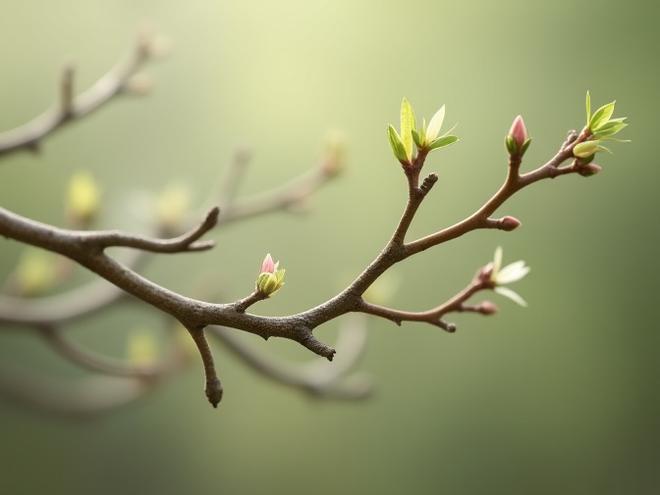 An unusual, beautifully curved branch for an Ikebana arrangement